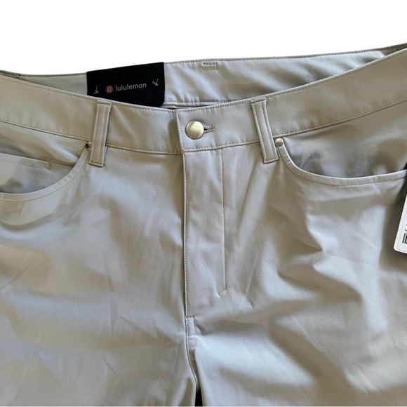 Lululemon Men’s ABC Pant Slim Fit Warpstreme 34X28 Silverstone Four Way Stretch - Picture 2 of 12